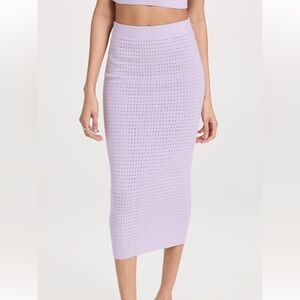 Victor Glemaud lilac pencil skirt size Medium NWT